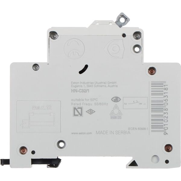 Eaton WYŁĄCZNIK NADPRĄDOWY HN-C32/1 JEDNOFAZOWY 32A TYP C EATON