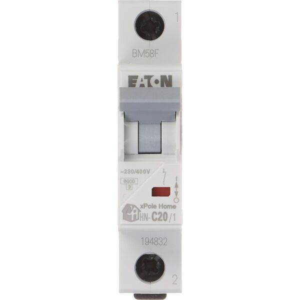 Eaton WYŁĄCZNIK NADPRĄDOWY HN-C20/1 JEDNOFAZOWY 20A TYP C EATON