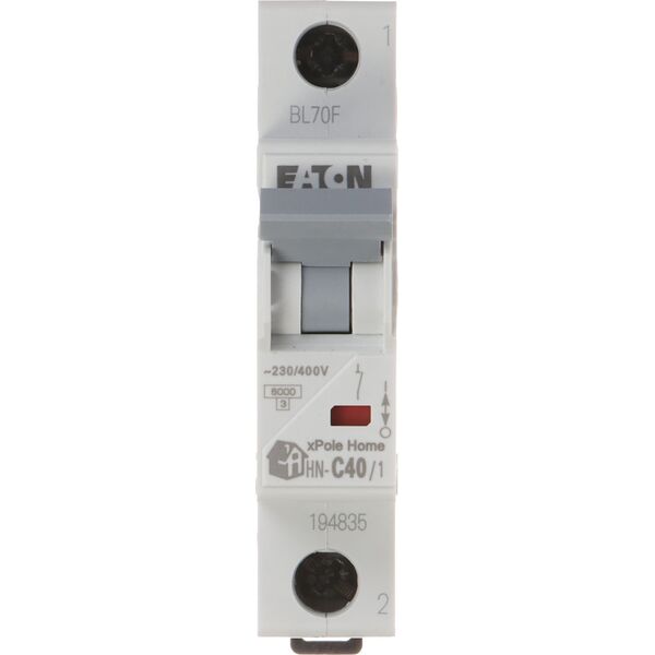 Eaton WYŁĄCZNIK NADPRĄDOWY HN-C40/1 JEDNOFAZOWY 40A TYP C EATON