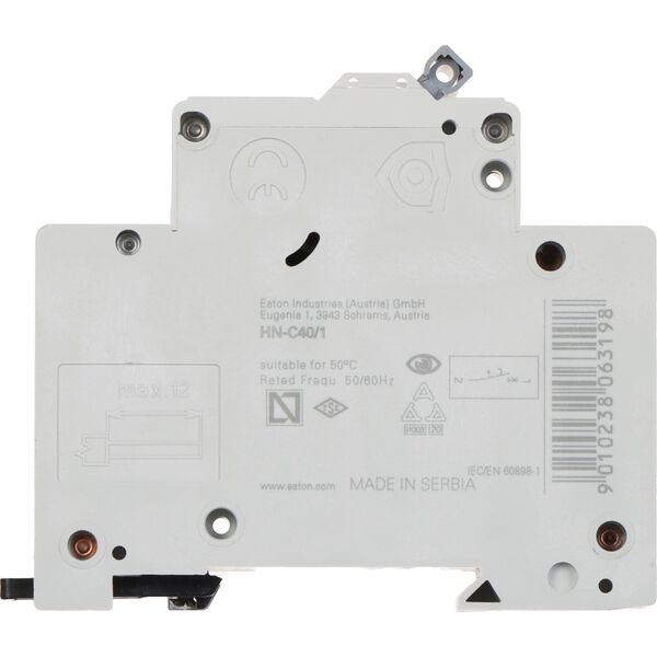 Eaton WYŁĄCZNIK NADPRĄDOWY HN-C40/1 JEDNOFAZOWY 40A TYP C EATON