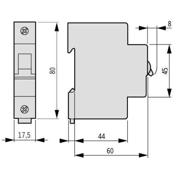 Eaton Wyłącznik nadprądowy CLS6-C25/1 - 270354