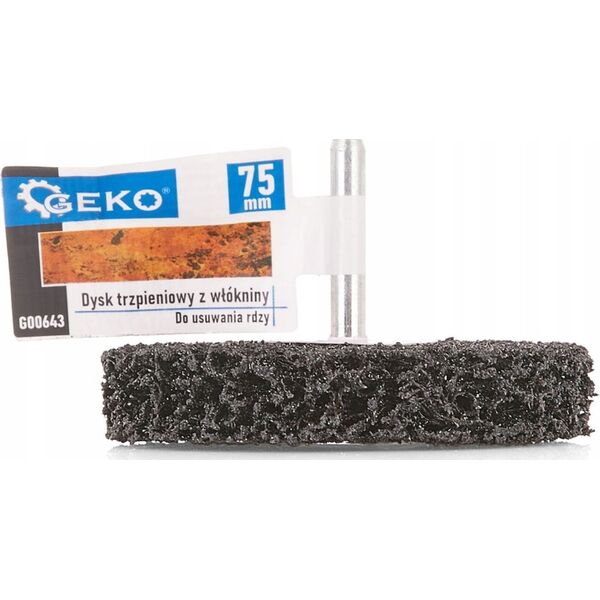 Geko Dysk trzpieniowy z włókniny do usuwania rdzy 75mm (300)