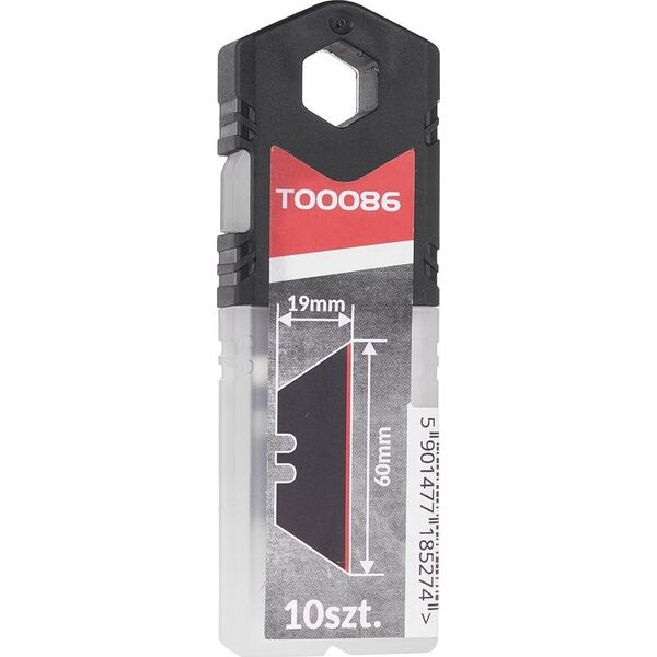 Tvardy Ostrza trapezowe do nożyków 60x19x0.6mm SK2H 10szt.(10/240)