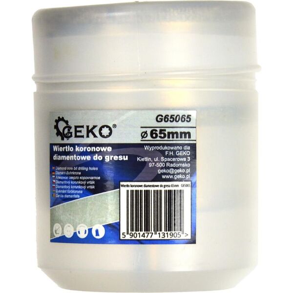 Geko Wiertło koronowe diamentowe do gresu 65mm (2/8)