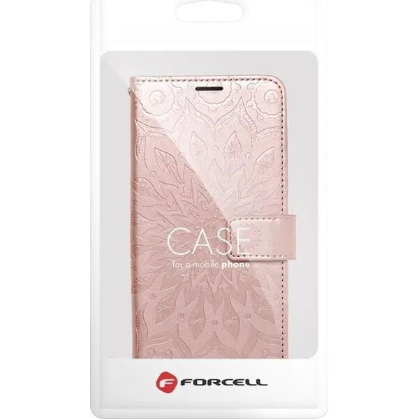 ForCell Kabura Forcell MEZZO Book do SAMSUNG A13 5G mandala złoty róż