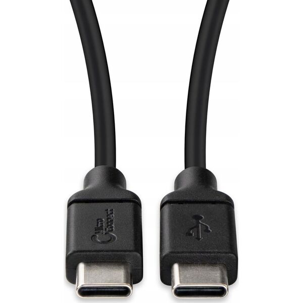 Kabel USB MicroConnect USB-C - USB-C 0.5 m Czarny (MC-USB2.0CC05)