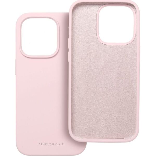ROAR Futerał Roar Cloud-Skin - do iPhone 15 Pro Jasnoróżowy