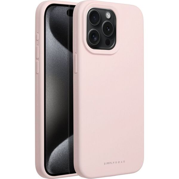 ROAR Futerał Roar Cloud-Skin - do iPhone 15 Pro Max Jasnoróżowy