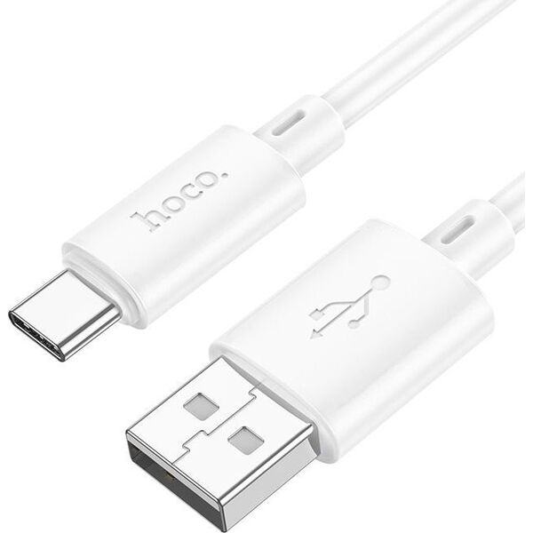Kabel USB Hoco HOCO kabel USB A do Typ C 3A X88 1 m biały