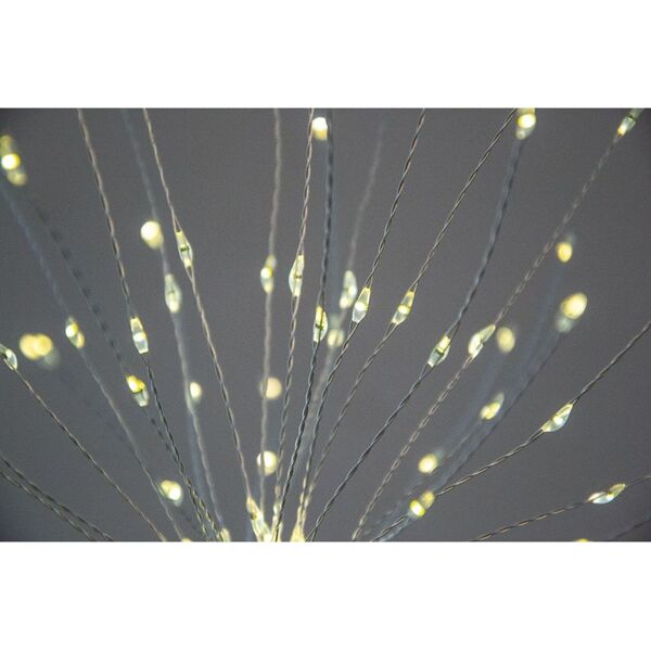 Saska Garden Lampa solarna dmuchawiec Firework 90LED Inox