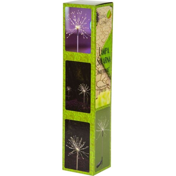 Saska Garden Lampa solarna dmuchawiec Firework 90LED Inox