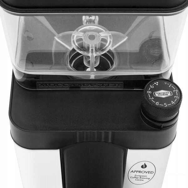 Młynek do kawy Moccamaster Moccamaster - KM5 Burr Grinder Matt White - Młynek automatyczny