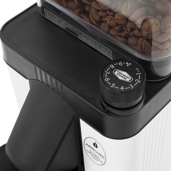 Młynek do kawy Moccamaster Moccamaster - KM5 Burr Grinder Matt White - Młynek automatyczny