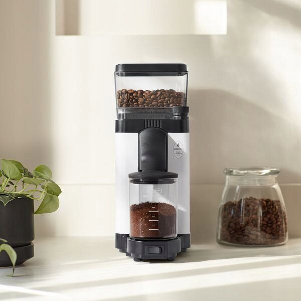 Młynek do kawy Moccamaster Moccamaster - KM5 Burr Grinder Matt White - Młynek automatyczny