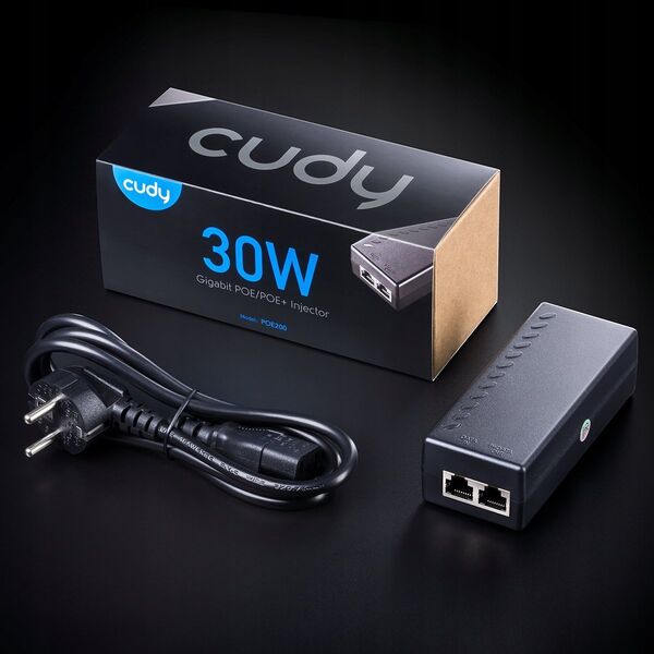 Cudy Injector CUDY POE200 Gigabit PoE+/PoE 30W