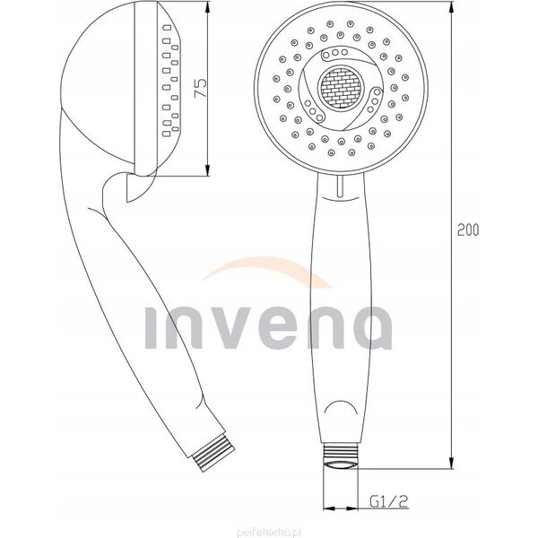 Σετ ντους Invena ISSA 3 SHOWER HANDS FUNKCYNA CHROME IN BLISTER - AS-23-001-N 1779886 5907798754090
