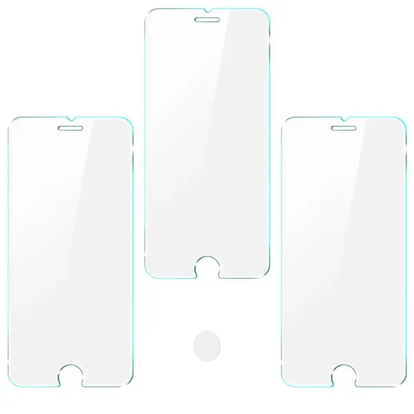 Bizon Glass Clear tempered glass - 3 pcs. + lens glass Apple iPhone SE 2022/2020 8/7