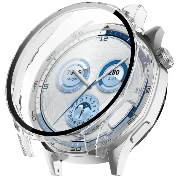 Bizon Case+Glass Watch Huawei Watch GT 5 46 mm clear