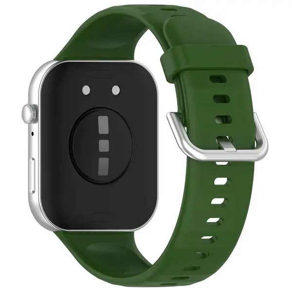 Bizon Strap Watch Silicone Pro Huawei Watch Fit 3 dark green