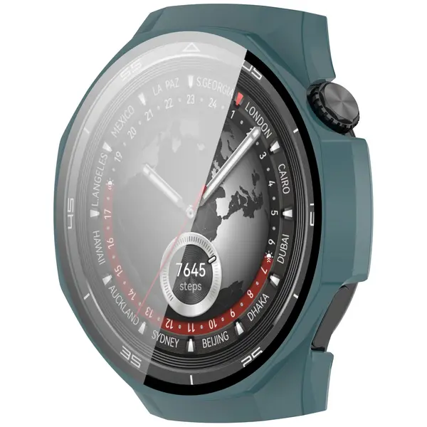 Bizon Case+Glass Watch Huawei Watch GT 5 Pro 46 mm green