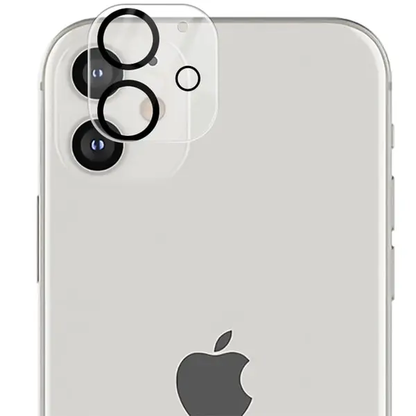 BIZON Clear 3x screen glass + camera glass Apple iPhone 12