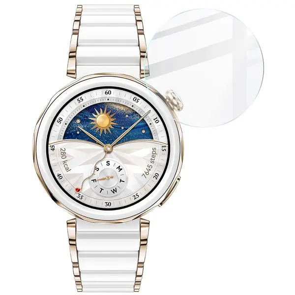 Bizon Glass Watch Clear Huawei Watch GT 5 Pro 42 mm