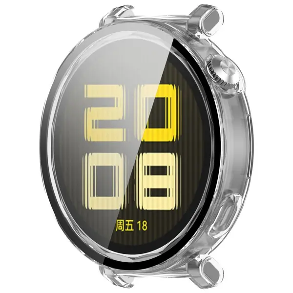 Bizon Case+Glass Watch Huawei Watch GT 5 Pro 42 mm clear