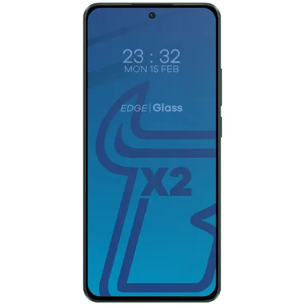 BIZON Edge 2x screen glass + camera glass Oppo Reno11 F 5G