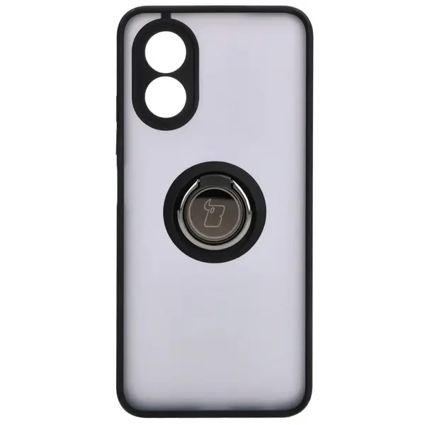 Bizon Case Hybrid Ring Oppo A38 4G smoky with a black frame