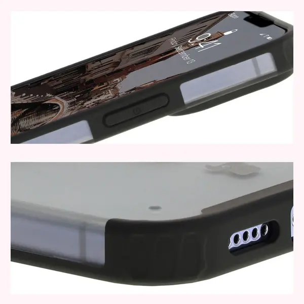 Bizon Case MatteO Apple iPhone 13 Pro transparent with black frame