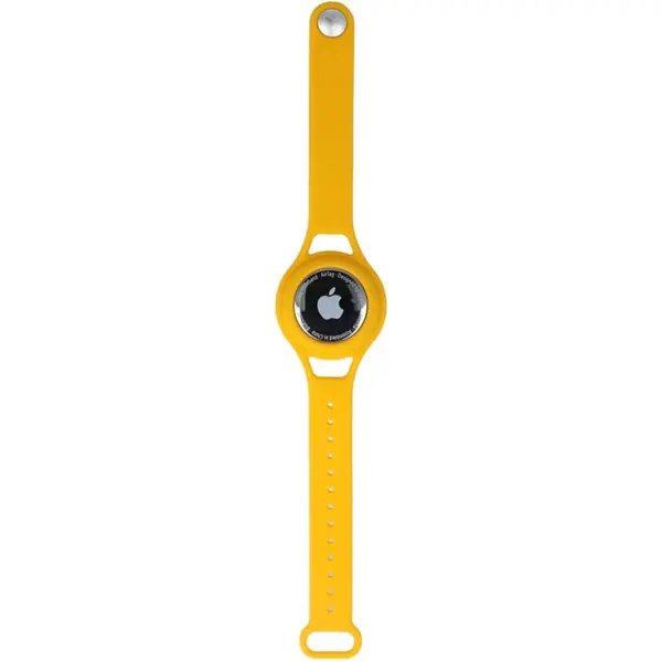 Bizon Case Locator Child Apple AirTag yellow