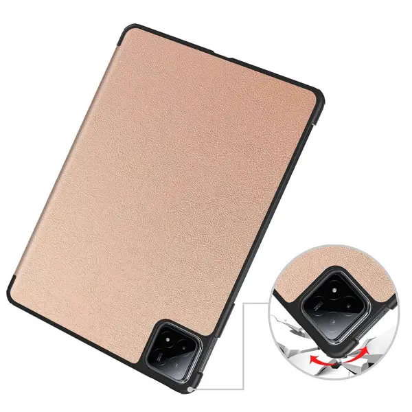 Bizon Case Tab Croc Xiaomi Pad 6S Pro rose gold