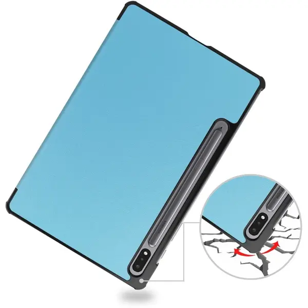 Bizon Case Tab Croc Samsung Galaxy Tab S8 / S7 blue