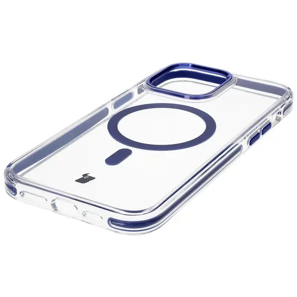 Bizon Case Marco Apple iPhone 14 Pro Max clear with blue frame