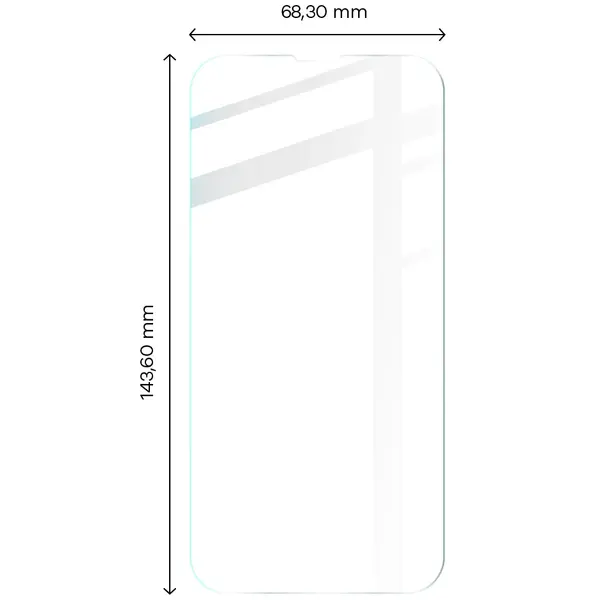Bizon Glass Clear 2 Apple iPhone 14 / 13 / 13 Pro