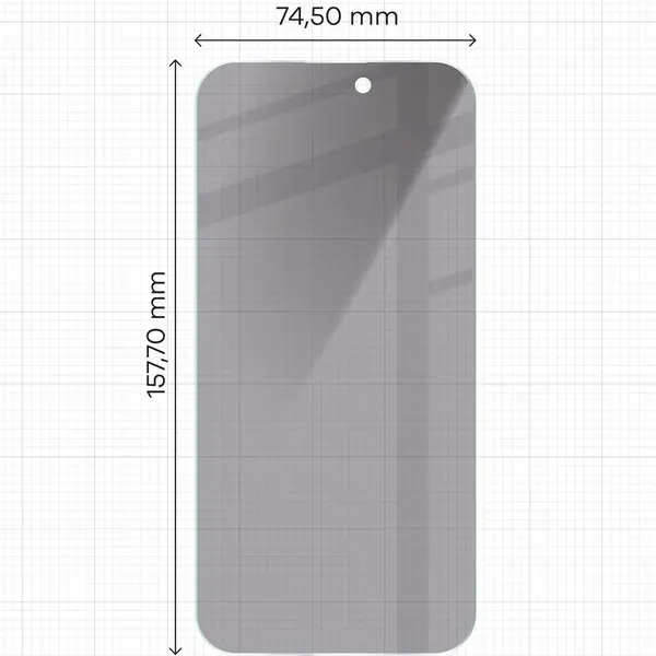 Bizon Glass Clear Shadow Apple iPhone 14 Pro Max tinted