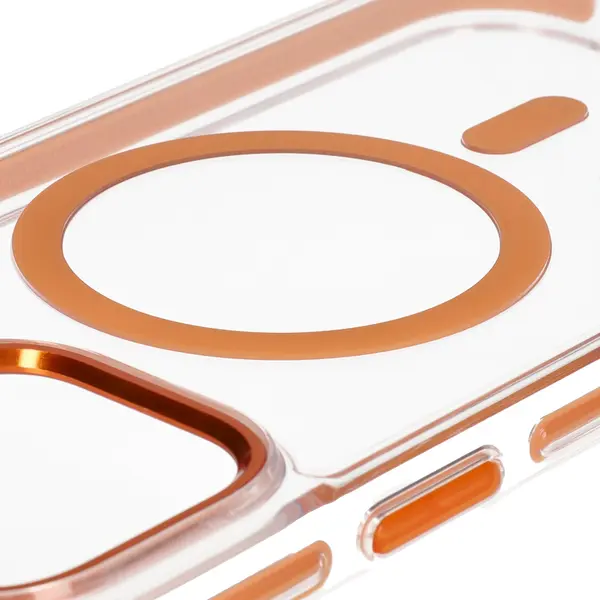 Bizon Case Marco Apple iPhone 14 Pro Max clear with orange frame