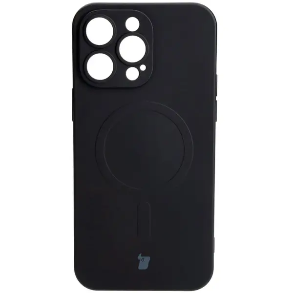 Bizon Case Silicone Magnetic Apple iPhone 14 Pro Max black