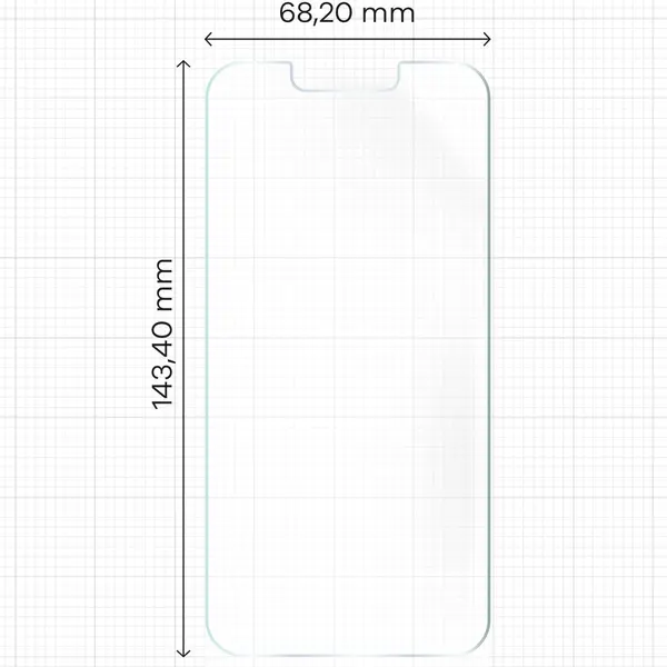 Bizon Glass Hydrogel Sun Apple iPhone 14 [2 PACK]