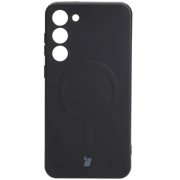 Bizon Case Silicone Magnetic Samsung Galaxy S23 Plus black