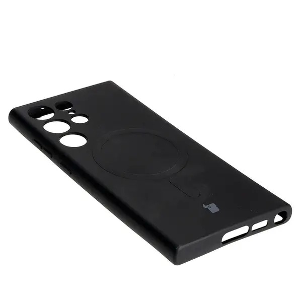 Bizon Case Silicone Magnetic Samsung Galaxy S23 Ultra black