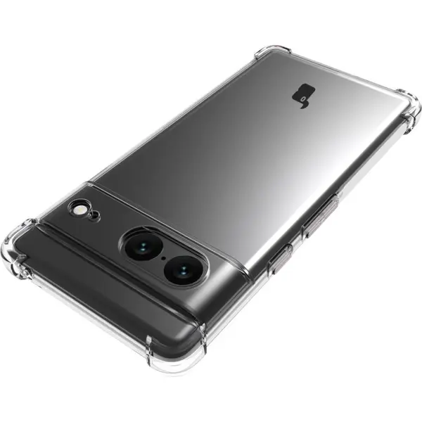 Bizon Case Clear Pack case + 2x screen glass Google Pixel 7 clear