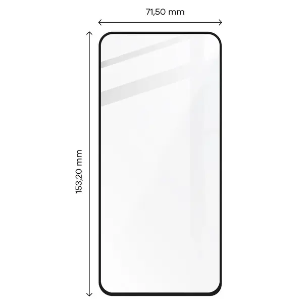 BIZON Edge 2 2x screen glass + camera glass Samsung Galaxy A54 5G