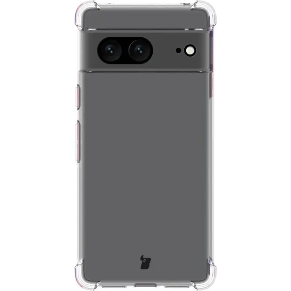 Bizon Case Clear Pack case + 2x screen glass Google Pixel 7 clear