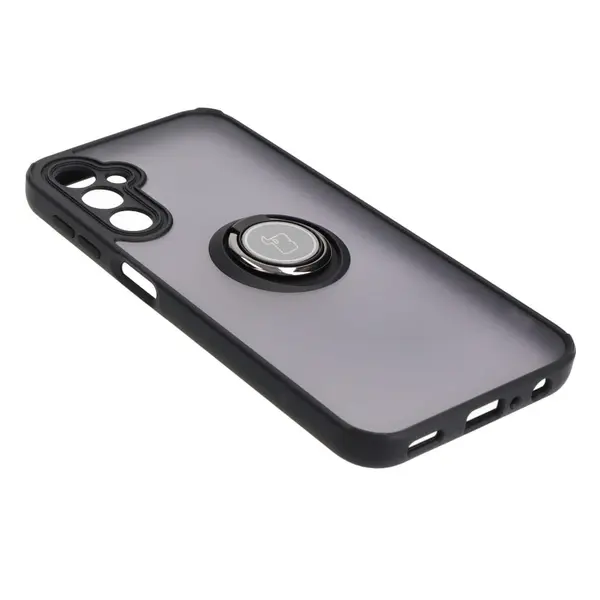 Bizon Case Hybrid Ring Samsung Galaxy A24 4G smoky with a black frame