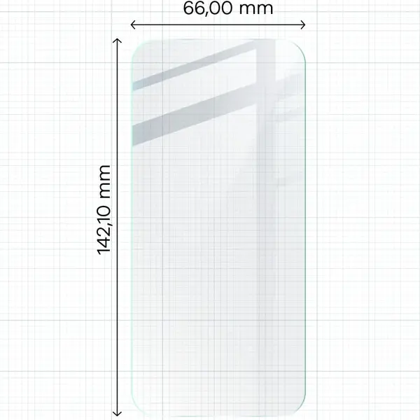 BIZON Clear 3x screen glass + camera glass Apple iPhone 15 Pro