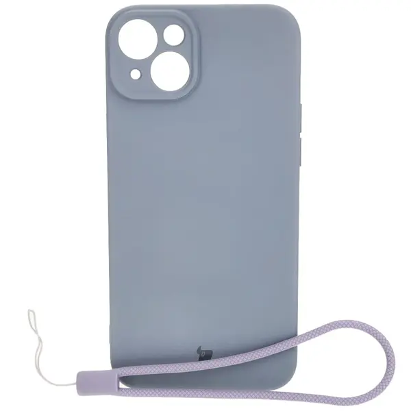 Bizon Case Silicone Apple iPhone 15 Plus grey