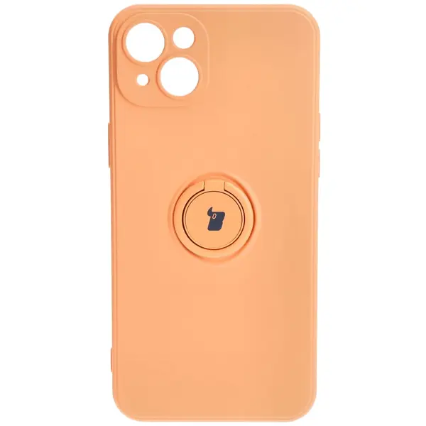 Bizon Case Silicone Ring Sq Apple iPhone 15 Plus orange