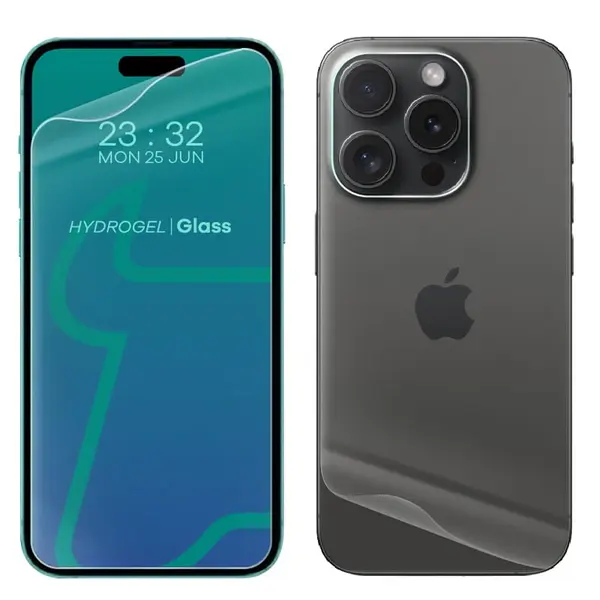 Bizon Glass Hydrogel Pack do Apple iPhone 15 Pro