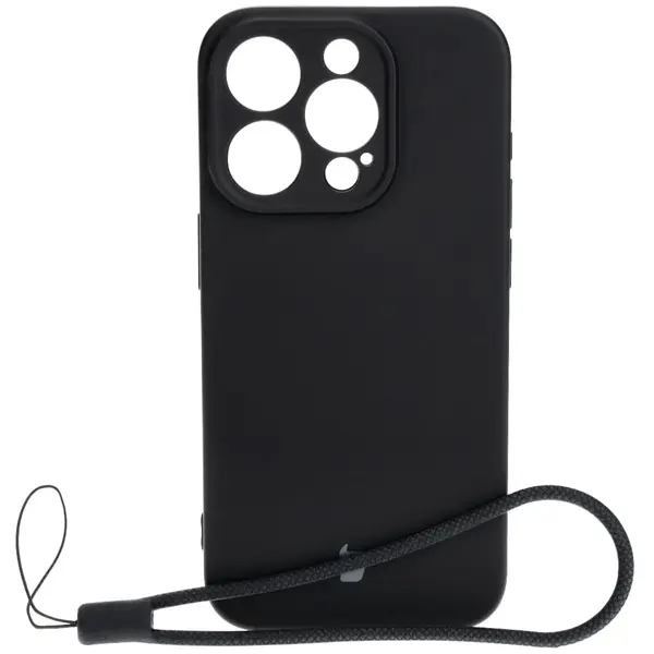 Bizon Case Silicone Apple iPhone 15 Pro black